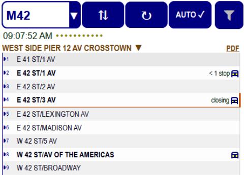 NYC bus tracking Azure app