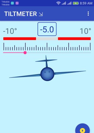 Android Tiltmeter app